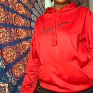 Red Male Nike Hoodie